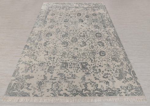 8x10 Modern Handmade Wool Silk Rug Rug#7092(242x300 Cms.)