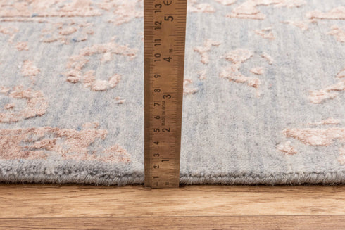 8X10 Rug Modern Handmade Wool Rug by Women Artisans #1577 (242x300 Cms.)