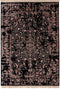 9x12 Handmade Black Modern Decorative Rug in Wool & Silk 9X12 Rug #1746 (275x365 Cms.)