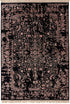9x12 Handmade Black Modern Decorative Rug in Wool & Silk 9X12 Rug #1746 (275x365 Cms.)