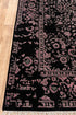 8X10 Rug Black Pink Modern Soft Pile Rug Transitional Rug Wool & Silk Rug #1911 (242x300 Cms.)