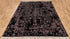 8X10 Rug Black Pink Modern Soft Pile Rug Transitional Rug Wool & Silk Rug #1911 (242x300 Cms.)