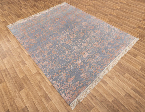 8x10 Rug Modern Style Wool & Silk Rug #2080 (242x300 Cms.)