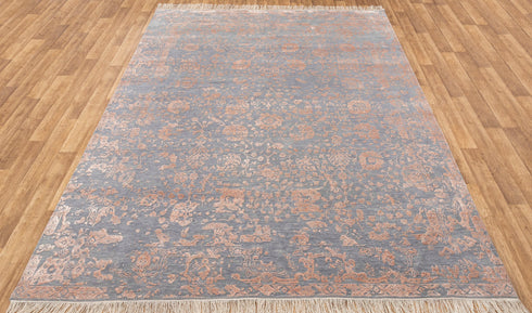 8x10 Rug Modern Style Wool & Silk Rug #2080 (242x300 Cms.)