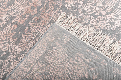 8X10 Rug Modern Handmade Rug Gray Wool Rug #2474 (242x300 Cms.)