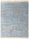 8x10 Grey Blue Wool & Silk Rug Handknotted Rug #2504(242x300 Cms.)