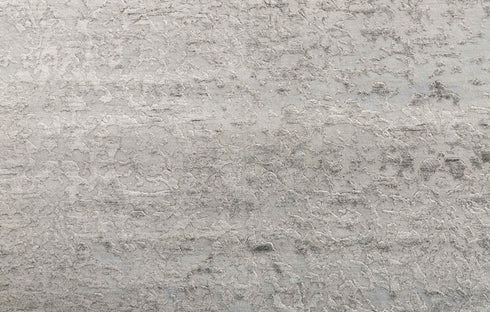 8x10 Rug Grey Charcoal Handmade Rug , Soft Wool & Silk Rug #2865