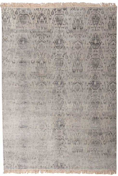 10x14 Grey/Charcoal  Modern Design Rug Indian Handknotted Rug #3369 (300x450 cm.) Free Shipping!!!