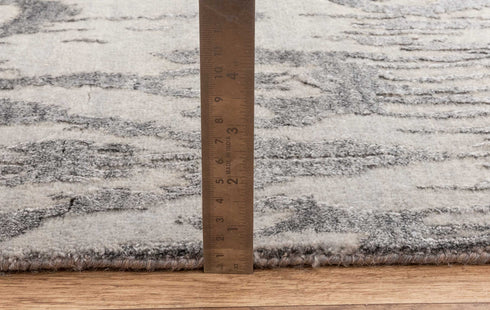 10x14 Grey/Charcoal  Modern Design Rug Indian Handknotted Rug #3369 (300x450 cm.) Free Shipping!!!