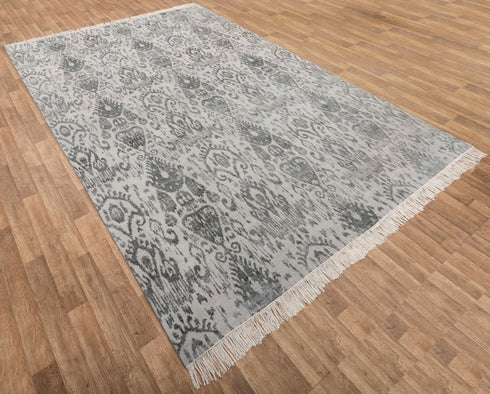 10x14 Indian Handmade Wool & Silk Rug #3493 (300x450 cm.)