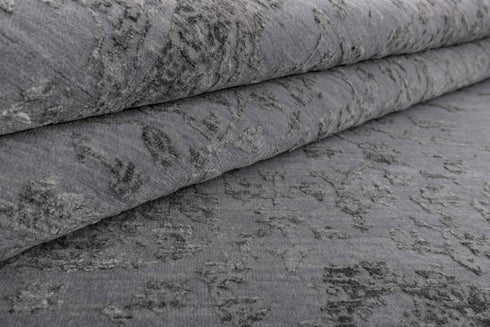 8X10 Modern Rug Grey Handmade Wool Silk Free Shipping Rug#3781