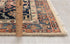 8x10 Classic Cream Navy High Quality Hand Knotted Wool Rug #5554
