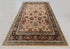 9x12 Cream Navy Hadji Jalili Hand Knotted Wool Rug, Classic Decor-5658