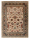 9x12 Cream Navy Hadji Jalili Hand Knotted Wool Rug, Classic Decor-5658