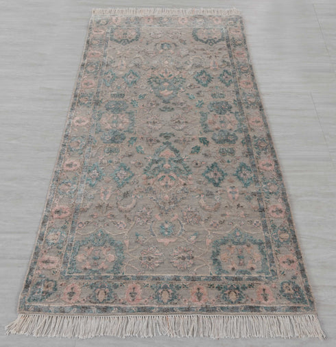 3x5 Rug Rug Modern Handmade Wool & Silk Rug, #894(90x150 Cms.)