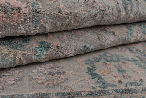 3x5 Rug Rug Modern Handmade Wool & Silk Rug, #894(90x150 Cms.)