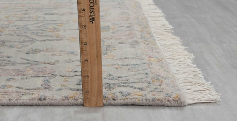 3x12 Ft. Tree of Life Garden Design Rug Transitional Rug Runner Rug, Contemporary Rug, Rug, Wool & Silk Rug #694-B