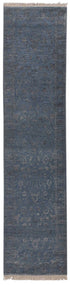 2.7x10 Ft. Transitional Rug Runner Rug, Contemporary Rug, Rug, Wool & Silk Rug #4903