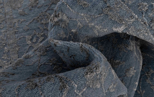 2.7x10 Ft. Transitional Rug Runner Rug, Contemporary Rug, Rug, Wool & Silk Rug #4903