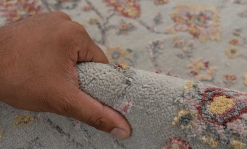 3x5 Rug Tree of Life Garden Design Rug Rug Modern Handmade Wool & Silk Rug, #779(90x150 Cms.)