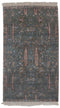 3x5 Rug Tree of Life D. Grey Rug Modern Handmade Wool & Silk Rug, #1021(90x150 Cms.)