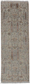 2.6x8 Ft. Tree of Life Transitional Rug Runner Rug, Contemporary Rug, Rug, Wool & Silk Rug #560