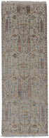 2.6x8 Ft. Tree of Life Transitional Rug Runner Rug, Contemporary Rug, Rug, Wool & Silk Rug #560