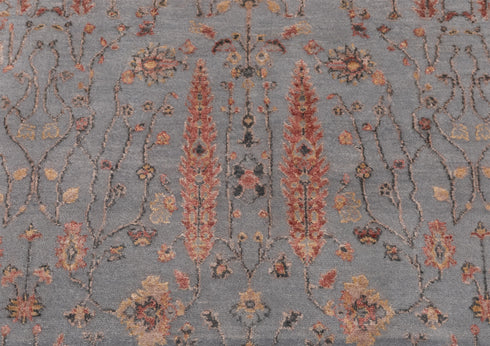 3x5 Rug Tree of Life Rug Modern Handmade Wool & Silk Rug, #5945(90x150 Cms.)