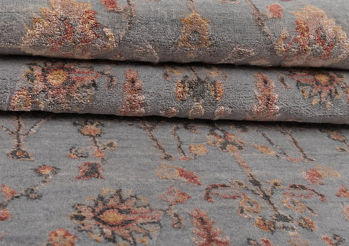 3x5 Rug Rug Modern Handmade Wool & Silk Rug, #5945(90x150 Cms.)