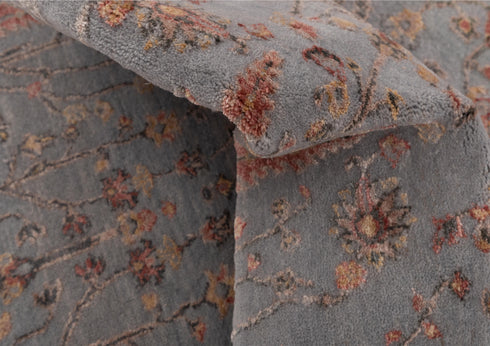 3x5 Rug Rug Modern Handmade Wool & Silk Rug, #5945(90x150 Cms.)