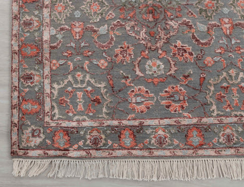 3x5 Rug Rug Modern Handmade Wool & Silk Rug, #406-B(90x150 Cms.)