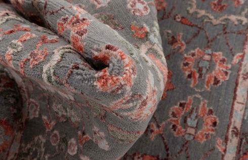 3x5 Rug Rug Modern Handmade Wool & Silk Rug, #406-B(90x150 Cms.)