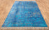 8x10 Blue Modern Abstract Rug Easily Washable Soft 100% WOOL Rug Free Shipping!!! 7997