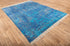 8x10 Blue Modern Abstract Rug Easily Washable Soft 100% WOOL Rug Free Shipping!!! 7997