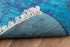8x10 Blue Modern Abstract Rug Easily Washable Soft 100% WOOL Rug Free Shipping!!! 7997