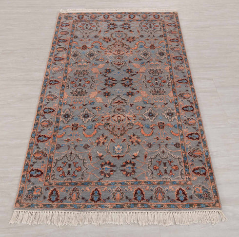 3x5 Rug Rug Modern Handmade Wool & Silk Rug, #7102-A,B(90x150 Cms.)