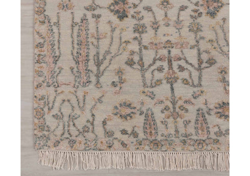 3x5 Rug Tree of Life Rug Modern Handmade Wool & Silk Rug, #7058(90x150 Cms.)