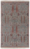 4x6 Rug Tree of Life Pine Garden Modern Handmade Wool & Silk Rug, #5651