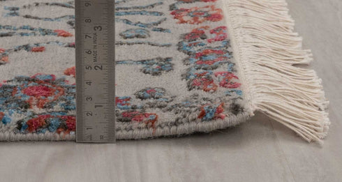 4x6 Rug Tree of Life Pine Garden Modern Handmade Wool & Silk Rug, #5651