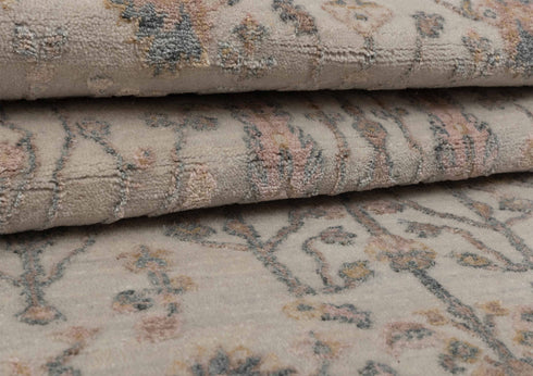 3x5 Rug Rug Modern Handmade Wool & Silk Rug, #7058(90x150 Cms.)