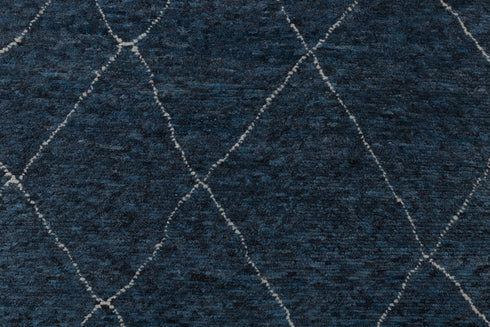 5x8 Moroccan Handmade Wool Rug Modern Rug Blue Rug Free Shipping !!! #5926