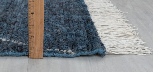 5x8 Moroccan Handmade Wool Rug Modern Rug Blue Rug Free Shipping !!! #5926