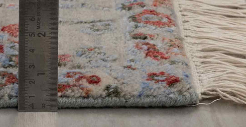 4x6 Rug Tree of Life Pine Garden Modern Handmade Wool & Silk Rug, #5650