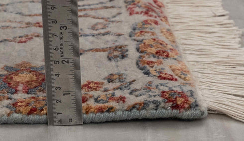 4x6 Rug Tree of Life Pine Garden Modern Handmade Wool & Silk Rug, #5421