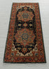 2.7x6 Runner Classic Serapi Rug High Quality Navy Red Finish Hand Knotted Wool-5828