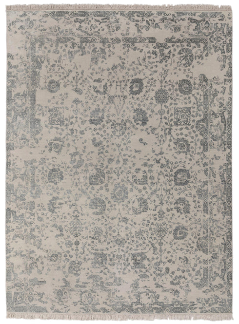 8x10 Modern Handmade Wool Silk Rug Rug#7092(242x300 Cms.)