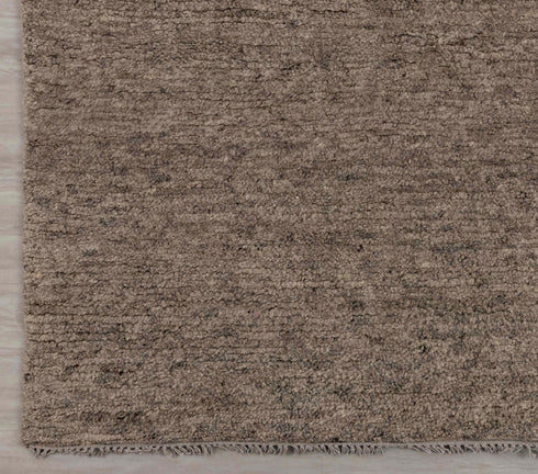 8x10 Rug Natural Wool Solid Handmade Rug #3572 (242x300 Cms.)