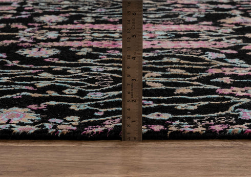 4x6 Rug Tree of Life Pine Garden Design Rug Modern Handmade Wool & Silk Rug, #5271