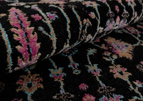 4x6 Rug Tree of Life Pine Garden Design Rug Modern Handmade Wool & Silk Rug, #5271