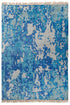 10x14 Blue Modern Handmade Abstract Wool Area Rug #7910 (300x450 cms.)